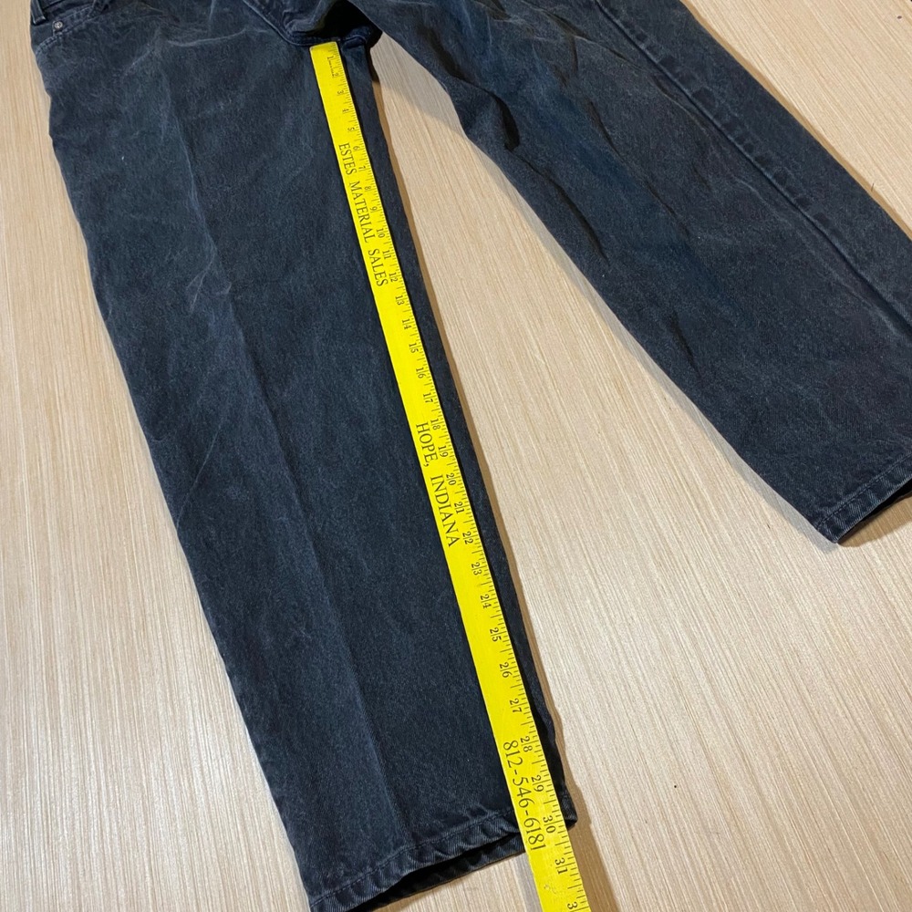 Vintage Levis 560 Orange Tab Black Loose Fit Tapered Leg Jeans 36x30 Made in USA - Picture 2 of 9